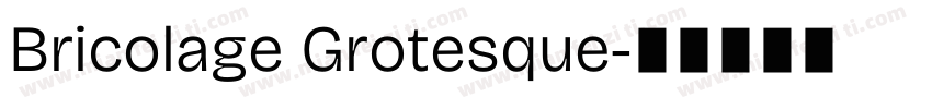 Bricolage Grotesque字体转换